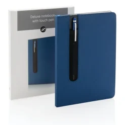 Notatnik A5 Deluxe, touch pen / Niebieski P773.315