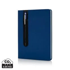 Notatnik A5 Deluxe, touch pen / Niebieski P773.315
