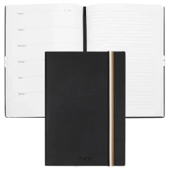 Notatnik A5 Iconic Black Agenda / Czarny HNH421AA