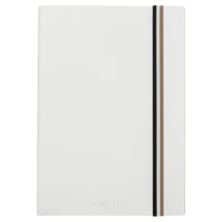 Notatnik A5 Iconic Black Lined / Biały HNH321WL