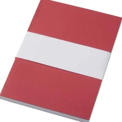Notatnik A5 Novella Austen z miękkiej okładki z recyklingu, 100 kartek / Czerwony 21024821