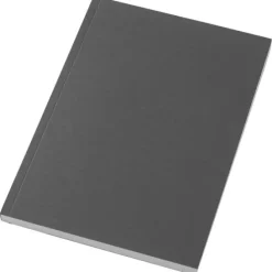 Notatnik A5 Novella Austen z miękkiej okładki z recyklingu, 100 kartek / Ciemnografitowy 21024890