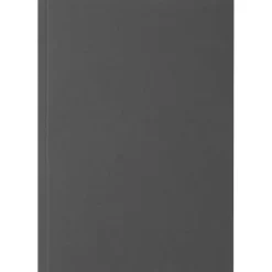 Notatnik A5 Novella Austen z miękką okładką z materiału z recyklingu, 50 kartek / Ciemnografitowy 21024990