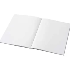 Notatnik A5 Novella Austen z miękką okładką z materiału z recyklingu, 50 kartek / Ciemnografitowy 21024990