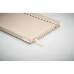Notatnik A5, okładka 600D RPET / Zgaszona Biel MO9966-43