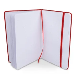 Notatnik A5 PU z kartkami papieru w kropki / Czerwony LT92064-N0021