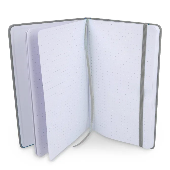 Notatnik A5 PU z kartkami papieru w kropki / Purpurowy LT92064-N0072