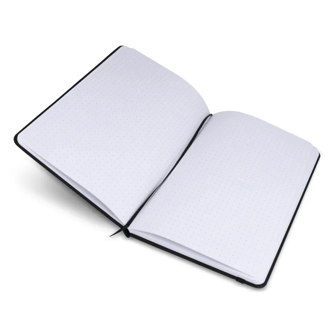 Notatnik A5 PU z kartkami papieru w kropki / Purpurowy LT92064-N0072