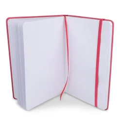 Notatnik A5 PU z kartkami papieru w kropki / Różowy LT92064-N0076