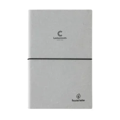 Notatnik A5, skórzana okładka / Szary P772.2112