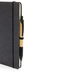 Notatnik A5, skórzana okładka / Szary P774.202