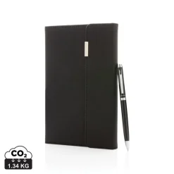 Notatnik A5 Swiss Peak z długopisem / Czarny P772.921