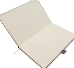 Notatnik A5 w linie RPET TERESA / Szary 2447207
