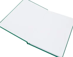 Notatnik A5 w linie z materiałów z recyklingu DOMINIK / Zielony 2526109
