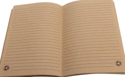 Notatnik A5 w linie z papieru z recyklingu BENEDETTO / Beżowy 2338613