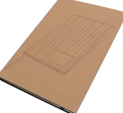 Notatnik A5 w linie z trzciny cukrowej STANLEY / Beżowy 2498013