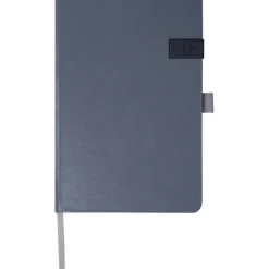 Notatnik A5 w linie z USB 16GB FRANCESCO / Ciemnoszary 3539377