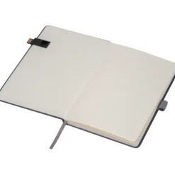 Notatnik A5 w linie z USB 16GB FRANCESCO / Ciemnoszary 3539377