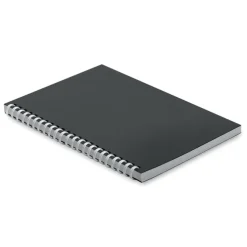Notatnik A5 z kartonu z recyklingu / Czarny MO2523-03