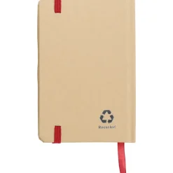 Notatnik A6 z papieru kraftowego z recyklingu / Limonkowy V1164-09