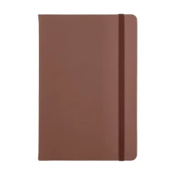 Notatnik A5 z tworzywa PU  / Ciemnobrązowy LT92066-N0050