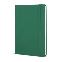 Notatnik A5 z tworzywa PU  / Ciemnozielony LT92066-N0030