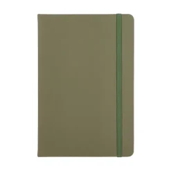 Notatnik A5 z tworzywa PU  / Dried Green LT92066-N0049