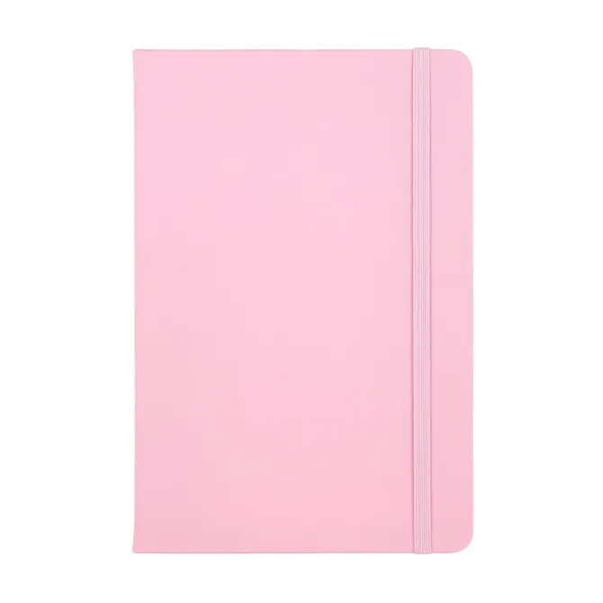 Notatnik A5 z tworzywa PU / Pasteloworóżowy LT92066-N0079