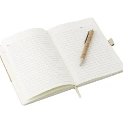 Notatnik ok. A5 z długopisem / Brązowy V0216-16