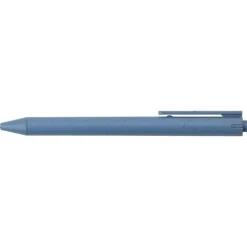 Notatnik ok. A5 ze słomy pszenicznej z długopisem / Niebieski V0238-11
