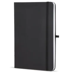 Notatnik Olmo w twardej oprawie PU A5 z karteczkami samoprzylepnymi / Czarny LT92063-N0002