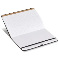 Notatnik Olmo w twardej oprawie PU A5 z karteczkami samoprzylepnymi / Czarny LT92063-N0002
