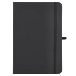 Notatnik Olmo w twardej oprawie PU A5 z karteczkami samoprzylepnymi / Czarny LT92063-N0002