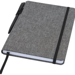 Notatnik Orin w formacie A5 z PET z recyclingu / Szary melanż 10774280