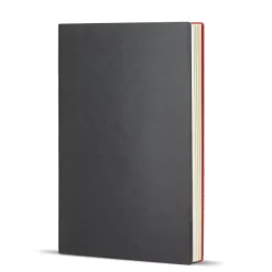 Notatnik Yuzu z miękką okładką Thermo A5 / Czarny / czerwony LT92091-N0221