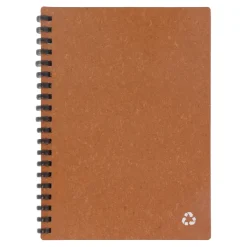 Notatnik z recyklingowanej skóry Midi / Jasnobrązowy LT92069-N0052