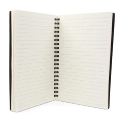 Notatnik z recyklingowanej skóry Midi / Ciemnoszary LT92069-N0060