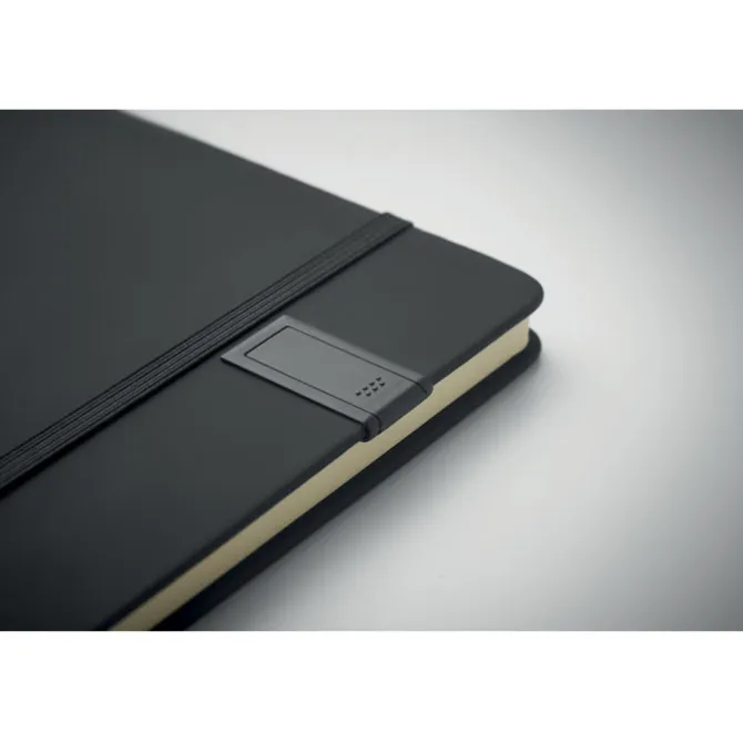 Notebook A5 z portem USB / Czarny MO2725-03
