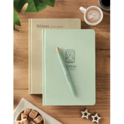 Notes A5 PLA z trzciny cukr. / Miętowy Zielony MO2695-77