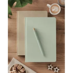 Notes A5 PLA z trzciny cukr. / Miętowy Zielony MO2695-77