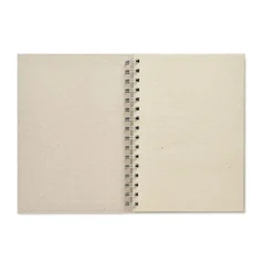 Notes A5 w linie, papier z trawy / Beżowy MO6541-13