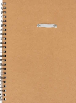 Notes A5 w linie z długopisem z tektury z recyklingu KENTWOOD / Brązowy 190701
