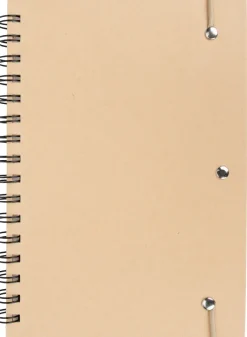 Notes A5 w linie z papieru z recyklingu SILKEBORG / Beżowy 321713