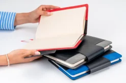 Notes A5 w linie z PU z recyklingu ASUNCION / Ciemnoszary 422977