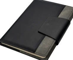 Notes A5 w linie z PU z recyklingu ASUNCION / Ciemnoszary 422977