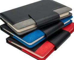 Notes A5 w linie z PU z recyklingu ASUNCION / Ciemnoszary 422977