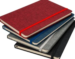 Notes A5 w linie z trzciny cukrowej i rPET ALGIERS / Szary 422807