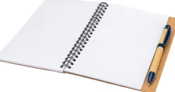 Notes A5 z czystymi stronami z papieru z recyklingu RAVENNA / Granatowy 434144
