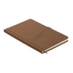 Notes A5 z kieszenią z przodu / Brazowy MO2285-01