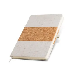 Notes A5 z okładką z lnu i korka / BigBang / Natural IP25058580